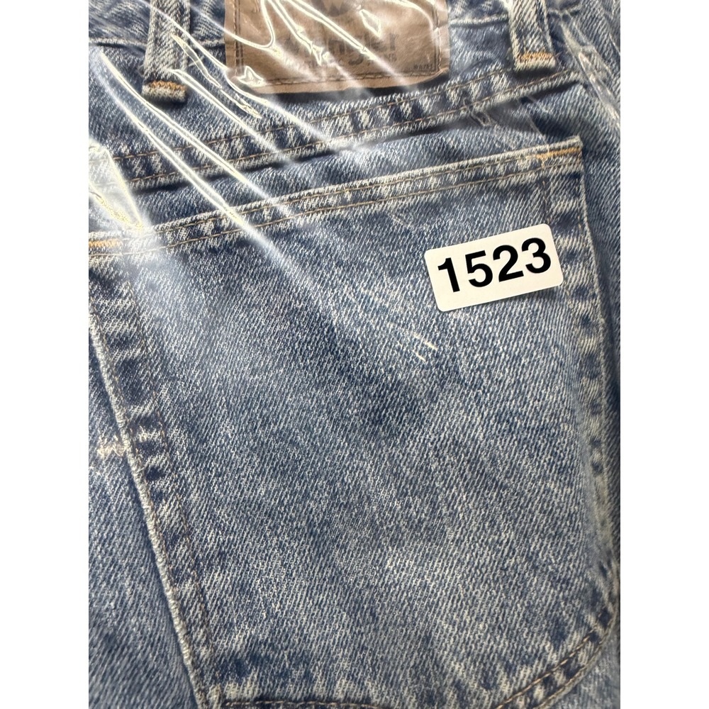 Wrangler Authentics Mens Jeans 35x29 Straight Leg Light Wash Denim Workwear - Picture 11 of 11